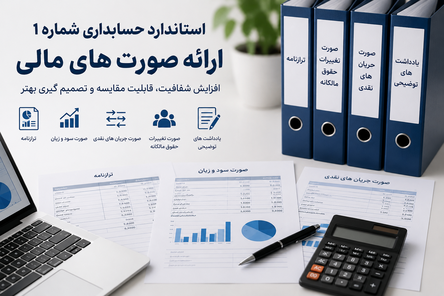 ارائه صورت های مالی استاندارد حسابداری