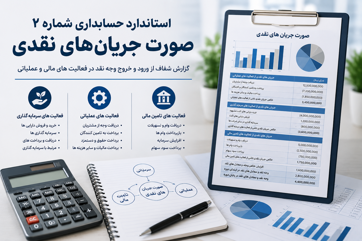 صورت جریان های نقدی شماره 2