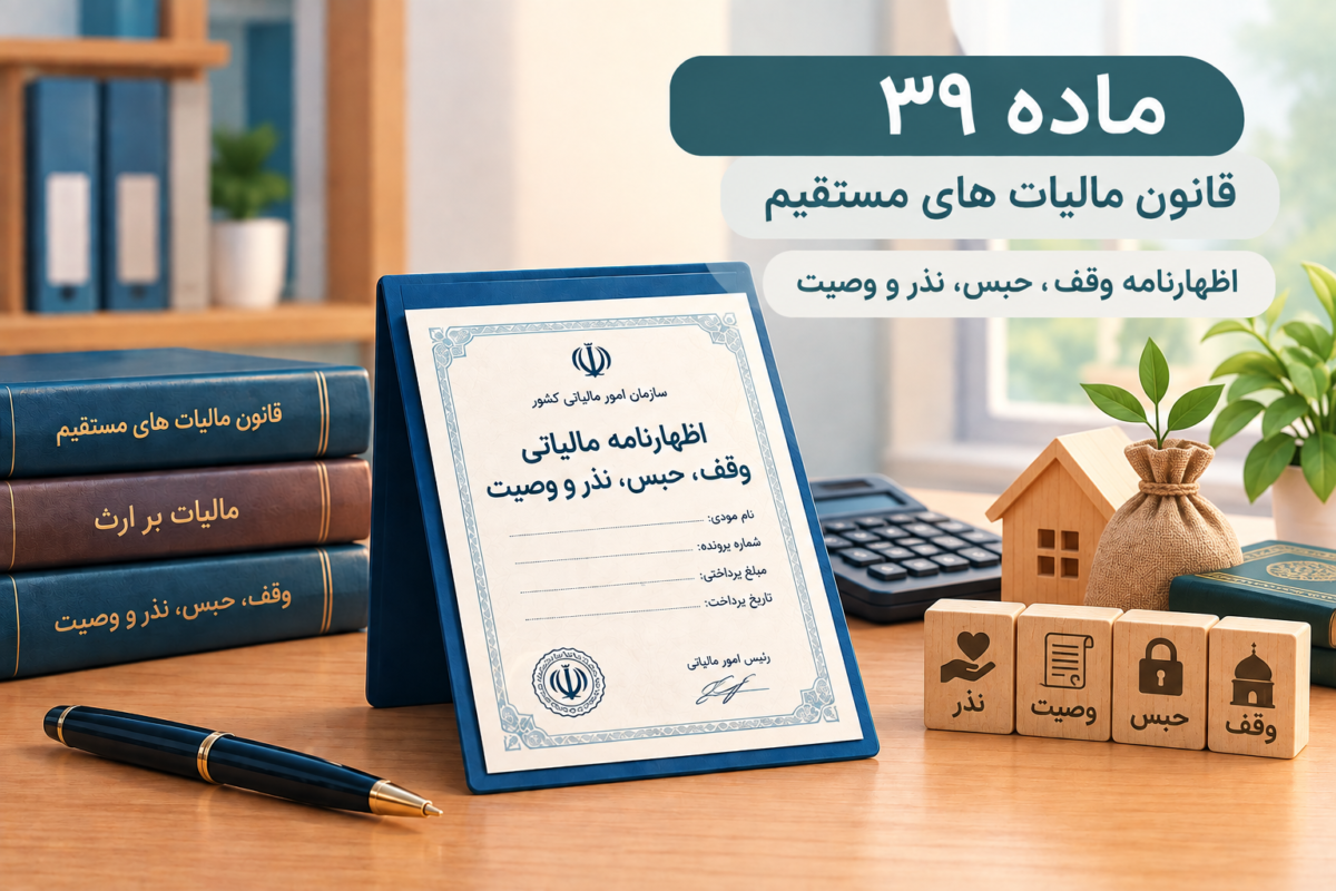 ماده 39 قانون مالیات های مستقیم